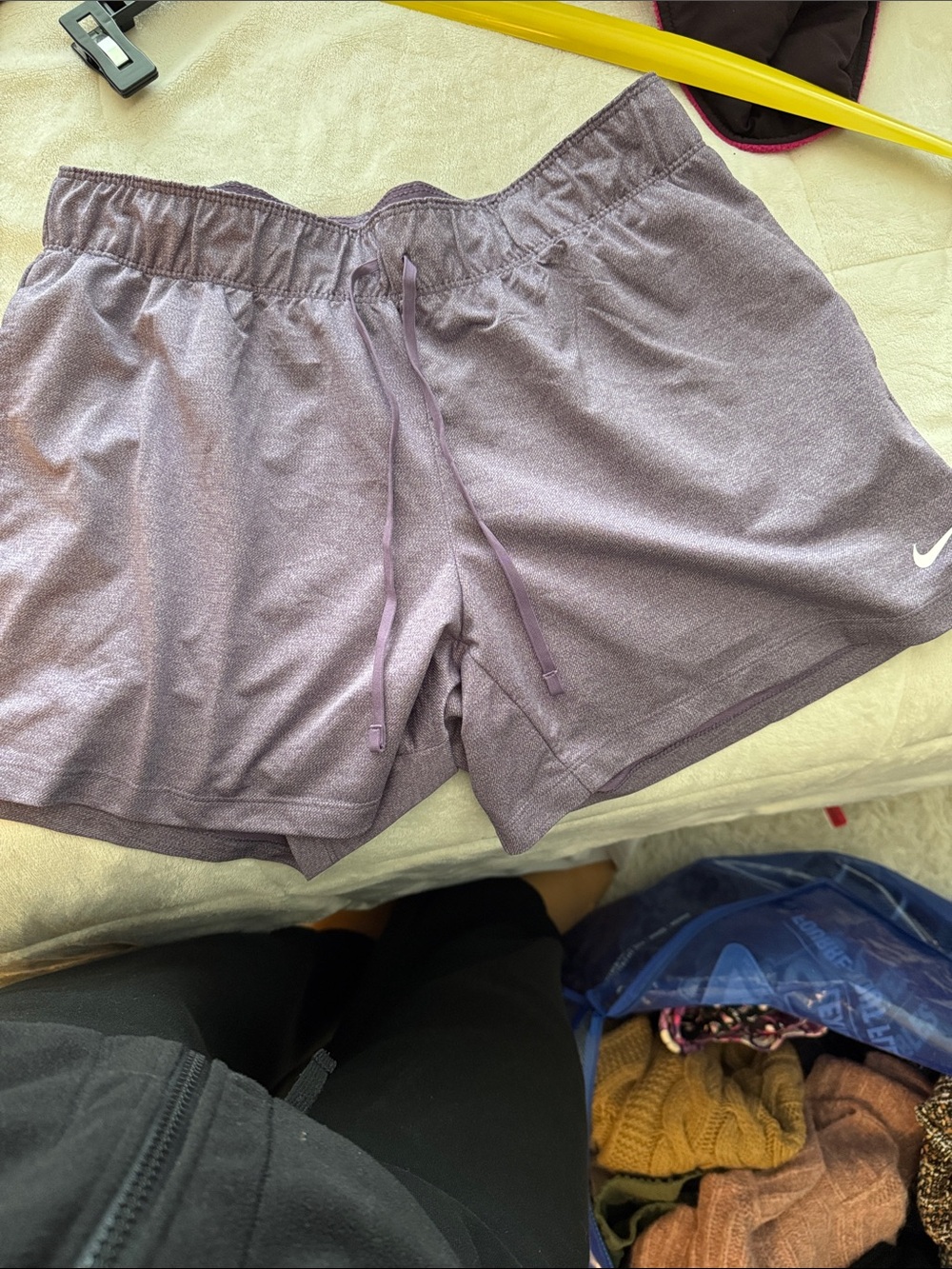 Nike Women’s Lavender Athletic Shorts with Drawstring